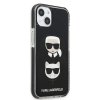 Karl Lagerfeld KLHCP13MTPE2TK iPhone 13/ 14 / 15 6,1 hardcase czarny/black Karl&Choupette Head